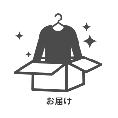 丁寧に梱包するアイコン