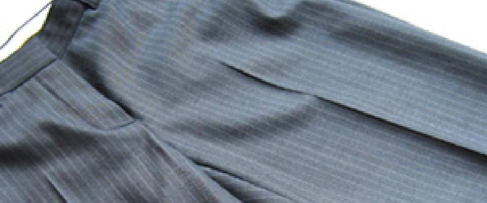 紳士ズボン折目