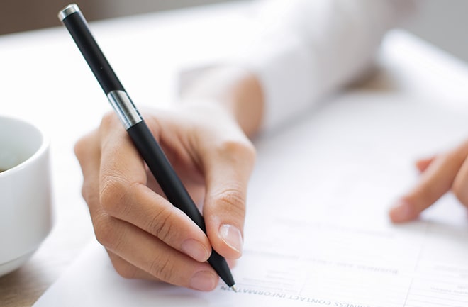 指示カードを付けた枚数を、ご注文票にご記入ください